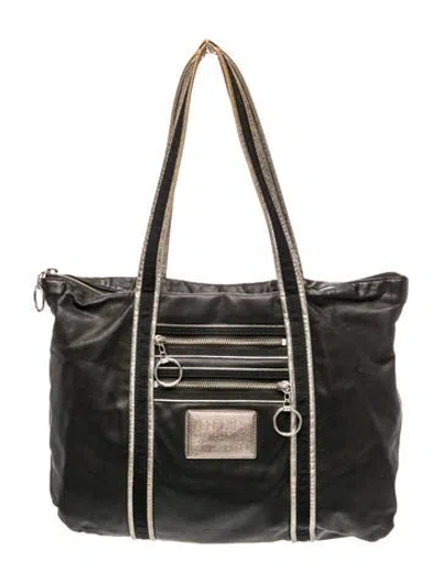 Pre-owned Coach Leather Shoulder Bag In Black