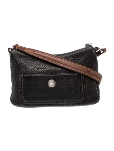 Pre-owned Coach Leather Shoulder Bag In Black