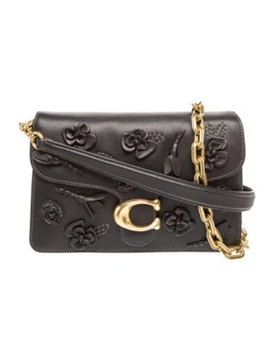 Pre-owned Coach Leather Shoulder Bag In Black