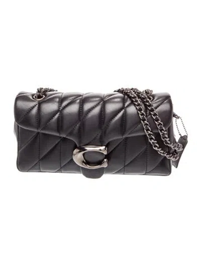 Pre-owned Coach Leather Shoulder Bag In Black