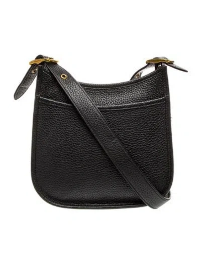 Pre-owned Coach Leather Shoulder Bag In Black