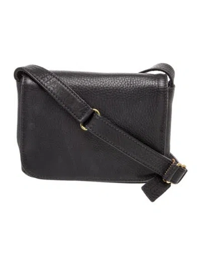 Pre-owned Coach Leather Shoulder Bag In Black