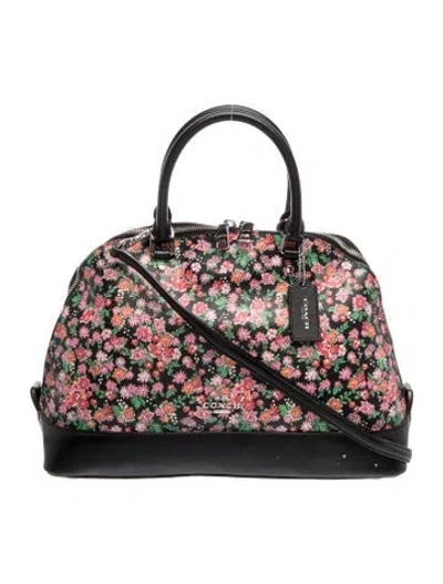 Pre-owned Coach Leather Shoulder Bag In Black