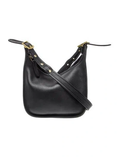 Pre-owned Coach Leather Shoulder Bag In Black