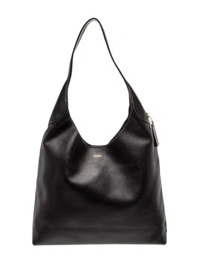 Pre-owned Coach Leather Shoulder Bag In Black