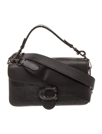 Pre-owned Coach Leather Shoulder Bag In Black