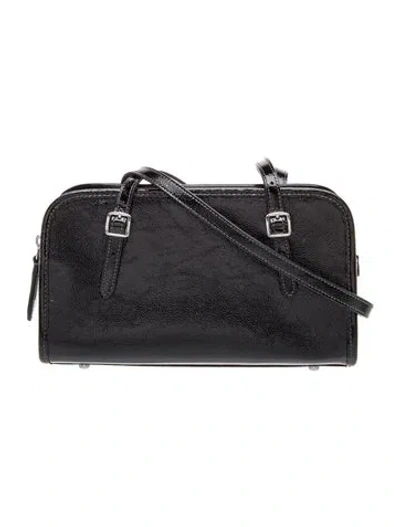 Pre-owned Coach Leather Shoulder Bag In Black