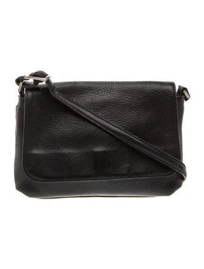 Pre-owned Coach Leather Shoulder Bag In Black