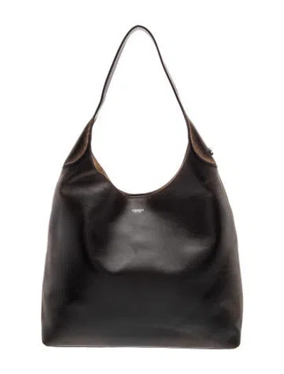 Pre-owned Coach Leather Shoulder Bag In Black