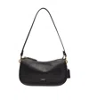 Coach Leather Shoulder Bag In Black