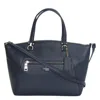 Coach Leather Shoulder Bag In Blue