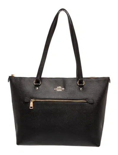 Pre-owned Coach Leather Shoulder Bag In Blue