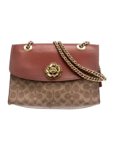 Pre-owned Coach Leather Shoulder Bag In Brown