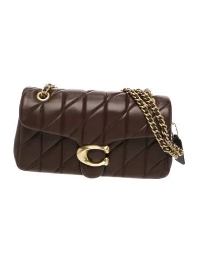 Pre-owned Coach Leather Shoulder Bag In Brown