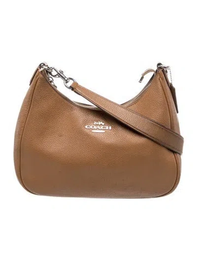 Pre-owned Coach Leather Shoulder Bag In Brown