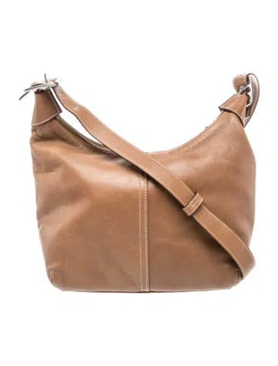Pre-owned Coach Leather Shoulder Bag In Brown