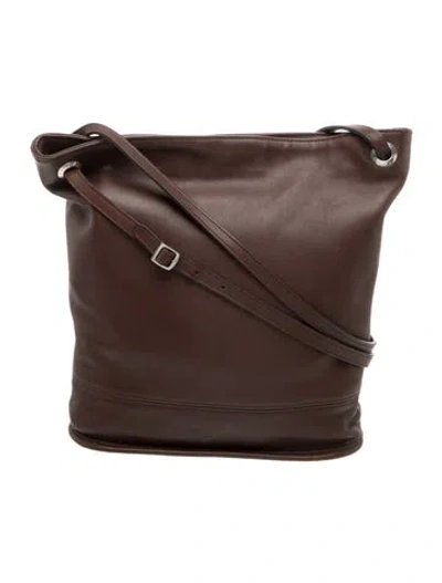 Pre-owned Coach Leather Shoulder Bag In Brown