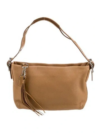 Pre-owned Coach Leather Shoulder Bag In Brown