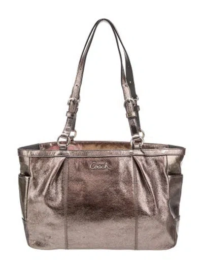 Pre-owned Coach Leather Shoulder Bag In Brown