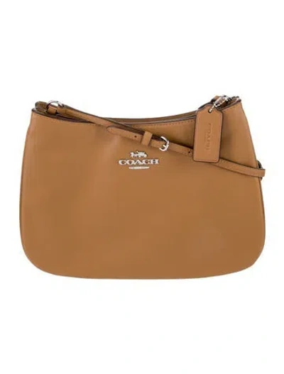 Pre-owned Coach Leather Shoulder Bag In Brown