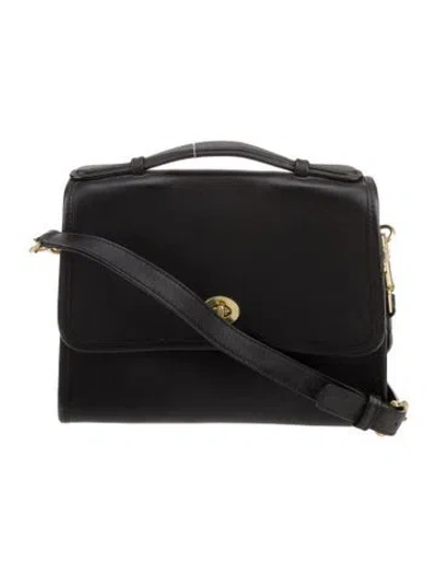 Pre-owned Coach Leather Shoulder Bag In Brown