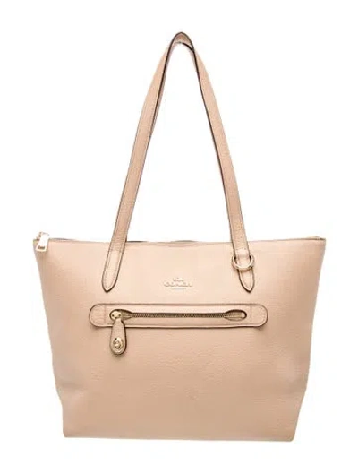 Pre-owned Coach Leather Shoulder Bag In Brown