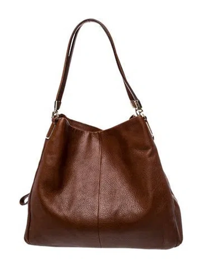 Pre-owned Coach Leather Shoulder Bag In Brown