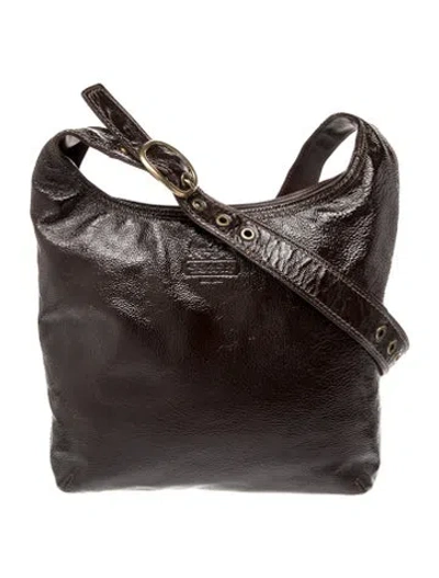 Pre-owned Coach Leather Shoulder Bag In Brown