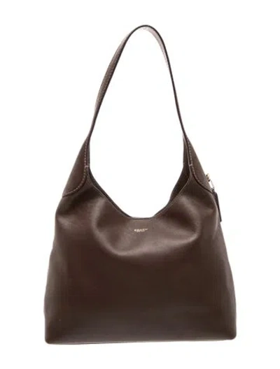 Pre-owned Coach Leather Shoulder Bag In Brown