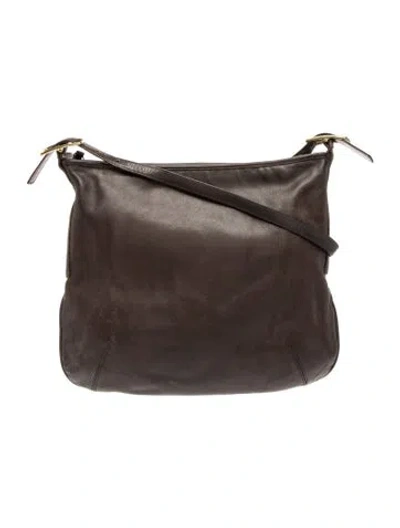 Pre-owned Coach Leather Shoulder Bag In Brown