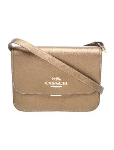 Pre-owned Coach Leather Shoulder Bag In Brown