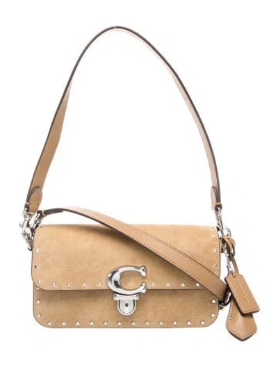 Pre-owned Coach Leather Shoulder Bag In Brown