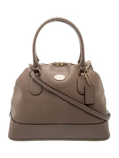 Pre-owned Coach Leather Shoulder Bag In Brown