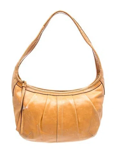 Pre-owned Coach Leather Shoulder Bag In Brown