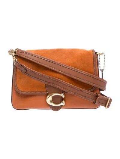 Pre-owned Coach Leather Shoulder Bag In Brown