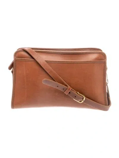 Pre-owned Coach Leather Shoulder Bag In Brown