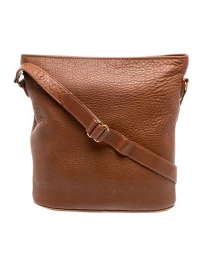 Pre-owned Coach Leather Shoulder Bag In Brown