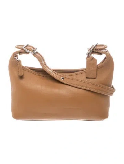 Pre-owned Coach Leather Shoulder Bag In Brown