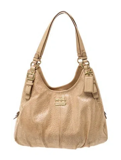 Pre-owned Coach Leather Shoulder Bag In Brown