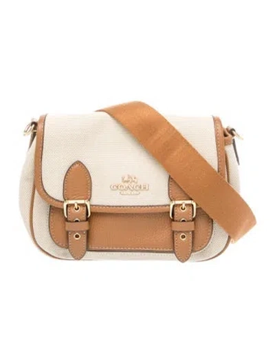 Pre-owned Coach Leather Shoulder Bag In Brown