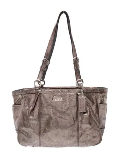 Pre-owned Coach Leather Shoulder Bag In Brown