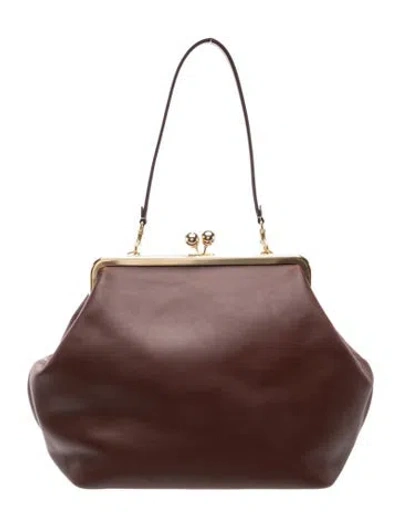 Pre-owned Coach Leather Shoulder Bag In Brown