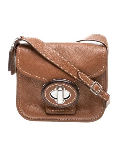 Pre-owned Coach Leather Shoulder Bag In Brown