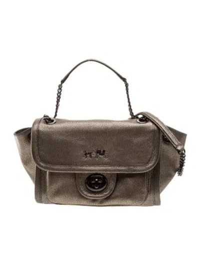 Pre-owned Coach Leather Shoulder Bag In Brown