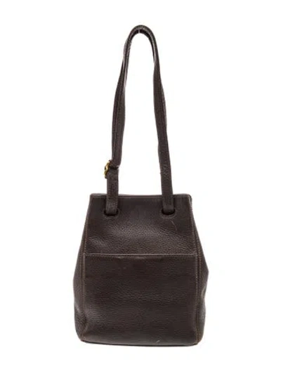 Pre-owned Coach Leather Shoulder Bag In Brown