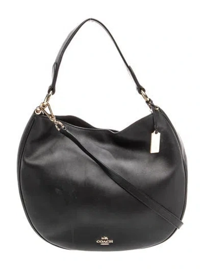 Pre-owned Coach Leather Shoulder Bag In Brown