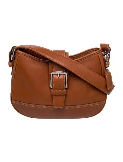 Pre-owned Coach Leather Shoulder Bag In Brown