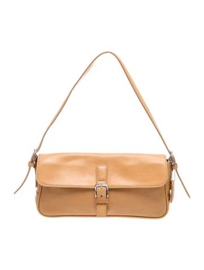 Pre-owned Coach Leather Shoulder Bag In Brown