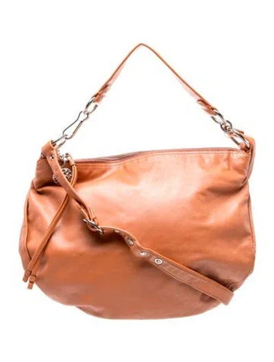 Pre-owned Coach Leather Shoulder Bag In Brown