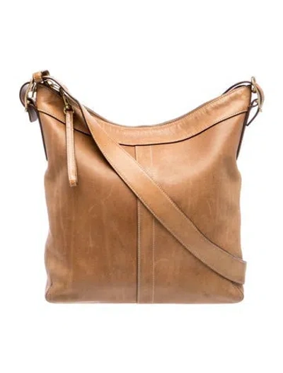 Pre-owned Coach Leather Shoulder Bag In Brown
